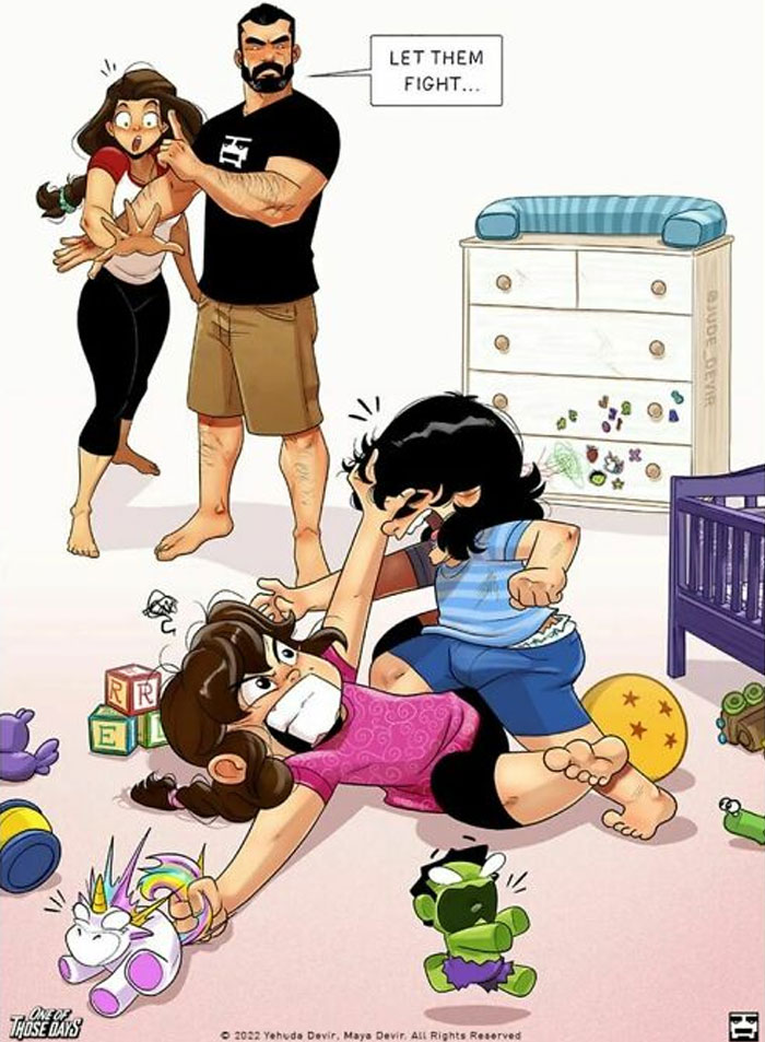 30 New Extremely Relatable Comics About Being A Parent, By Yehuda And Maya Devir 30 New Extremely Relatable Comics About Being A Parent, By Yehuda And Maya Devir