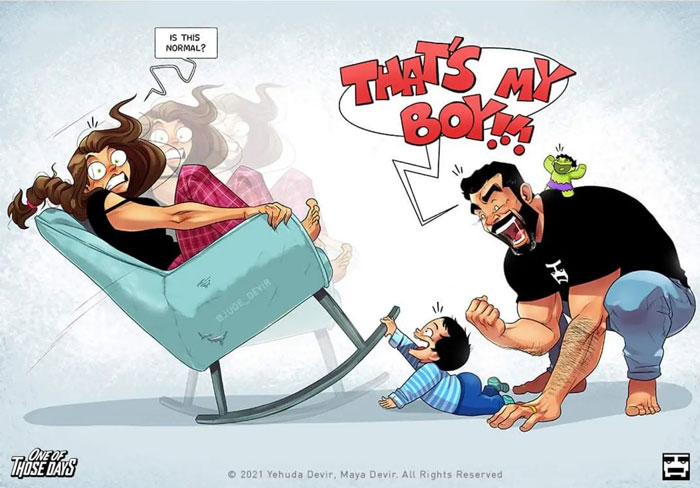 30 New Extremely Relatable Comics About Being A Parent, By Yehuda And Maya Devir 30 New Extremely Relatable Comics About Being A Parent, By Yehuda And Maya Devir