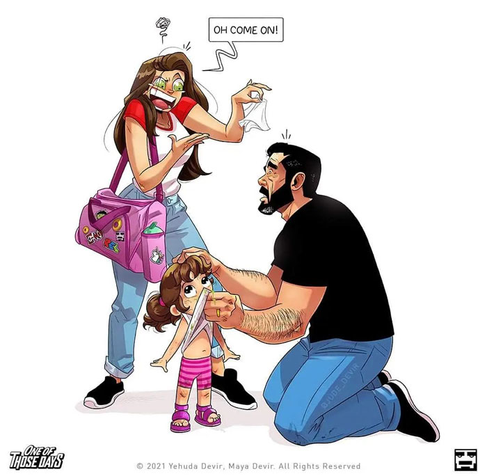 30 New Extremely Relatable Comics About Being A Parent, By Yehuda And Maya Devir 30 New Extremely Relatable Comics About Being A Parent, By Yehuda And Maya Devir