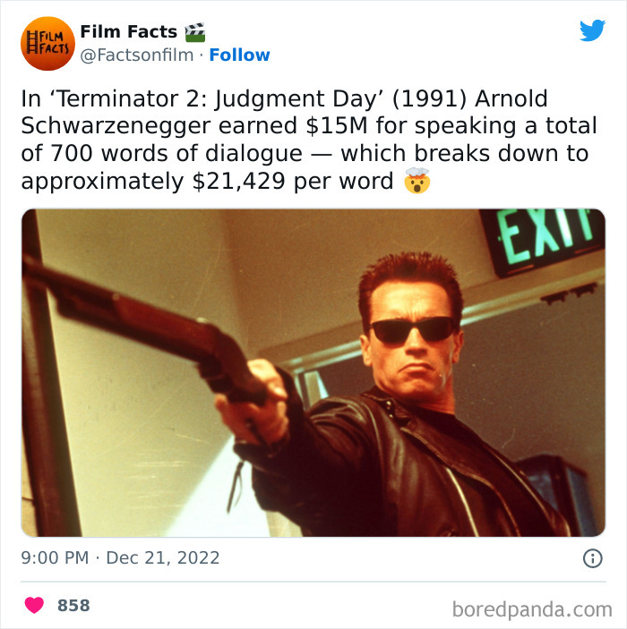 50 Surprising Movie Facts You Probably Didn’t Know, As Shared On This Twitter Account (New Pics) 50 Surprising Movie Facts You Probably Didn’t Know, As Shared On This Twitter Account (New Pics)