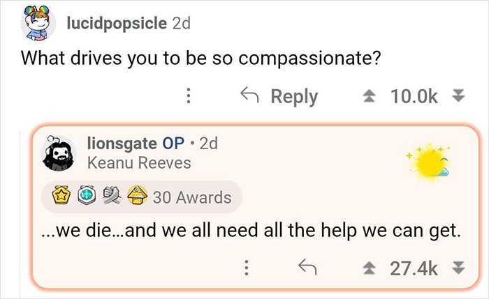 People Loved This “Ask Me Anything” Session With Keanu Reeves, And Here Are The 31 Best Questions And Answers People Loved This “Ask Me Anything” Session With Keanu Reeves, And Here Are The 31 Best Questions And Answers