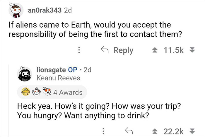 People Loved This “Ask Me Anything” Session With Keanu Reeves, And Here Are The 31 Best Questions And Answers People Loved This “Ask Me Anything” Session With Keanu Reeves, And Here Are The 31 Best Questions And Answers