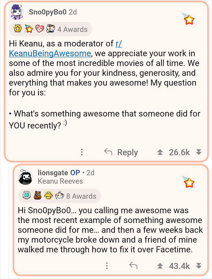 People Loved This “Ask Me Anything” Session With Keanu Reeves, And Here Are The 31 Best Questions And Answers People Loved This “Ask Me Anything” Session With Keanu Reeves, And Here Are The 31 Best Questions And Answers