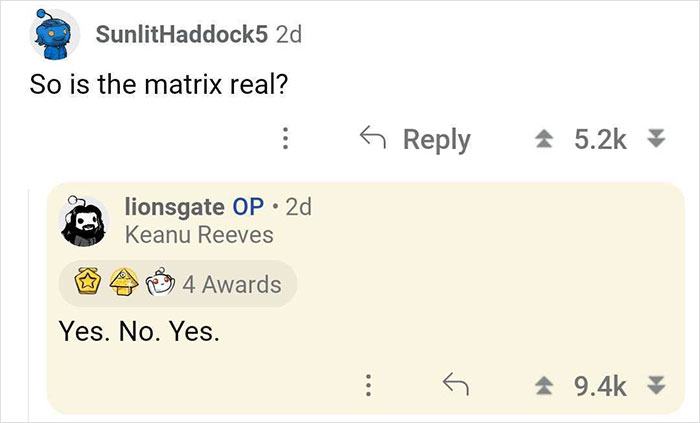 People Loved This “Ask Me Anything” Session With Keanu Reeves, And Here Are The 31 Best Questions And Answers People Loved This “Ask Me Anything” Session With Keanu Reeves, And Here Are The 31 Best Questions And Answers