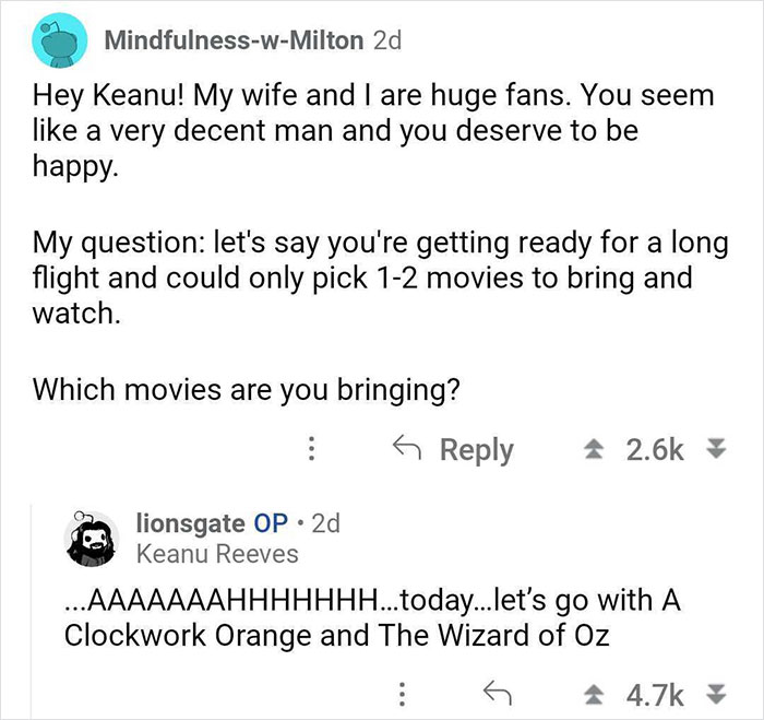 People Loved This “Ask Me Anything” Session With Keanu Reeves, And Here Are The 31 Best Questions And Answers People Loved This “Ask Me Anything” Session With Keanu Reeves, And Here Are The 31 Best Questions And Answers