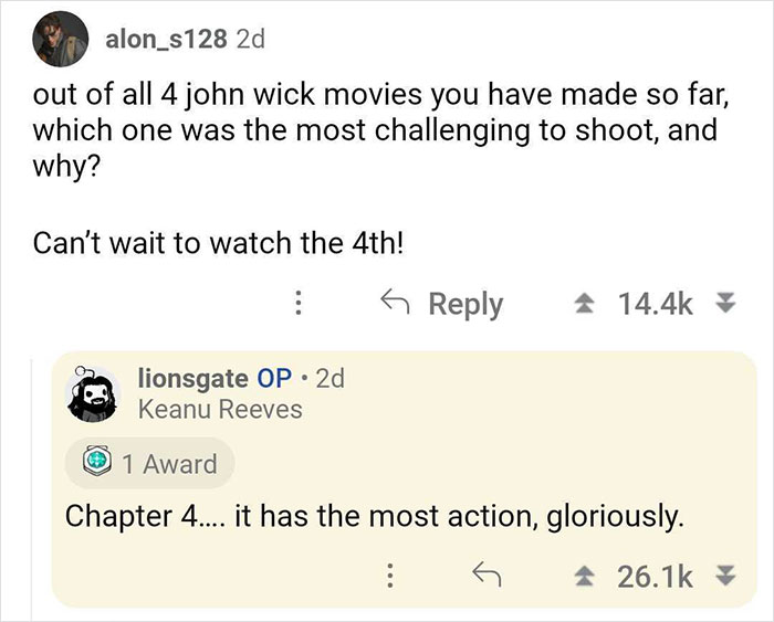 People Loved This “Ask Me Anything” Session With Keanu Reeves, And Here Are The 31 Best Questions And Answers People Loved This “Ask Me Anything” Session With Keanu Reeves, And Here Are The 31 Best Questions And Answers