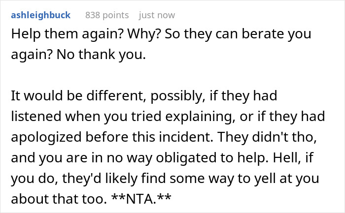 Man Snaps At Helpful Neighbor, His Wife Needs Help The Next Morning But Gets A Refusal This Time Man Snaps At Helpful Neighbor, His Wife Needs Help The Next Morning But Gets A Refusal This Time