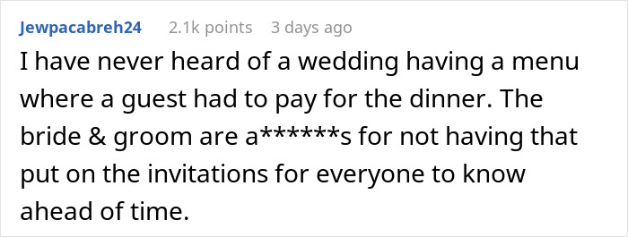 “Am I A Jerk For Leaving A Wedding To Eat At McDonald’s?”: Bride Lied To Her Guest When She Told Her She Wouldn’t Have To Pay For Anything At The Wedding “Am I A Jerk For Leaving A Wedding To Eat At McDonald’s?”: Bride Lied To Her Guest When She Told Her She Wouldn’t Have To Pay For Anything At The Wedding