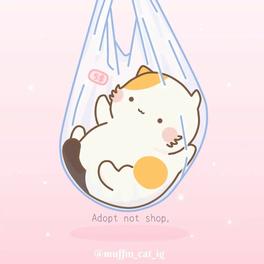 I Create Silly And Wholesome Illustrations With Short Quotes About Life, And They Feature My Rescue Cat Muffin (70 Pics) I Create Silly And Wholesome Illustrations With Short Quotes About Life, And They Feature My Rescue Cat Muffin (70 Pics)