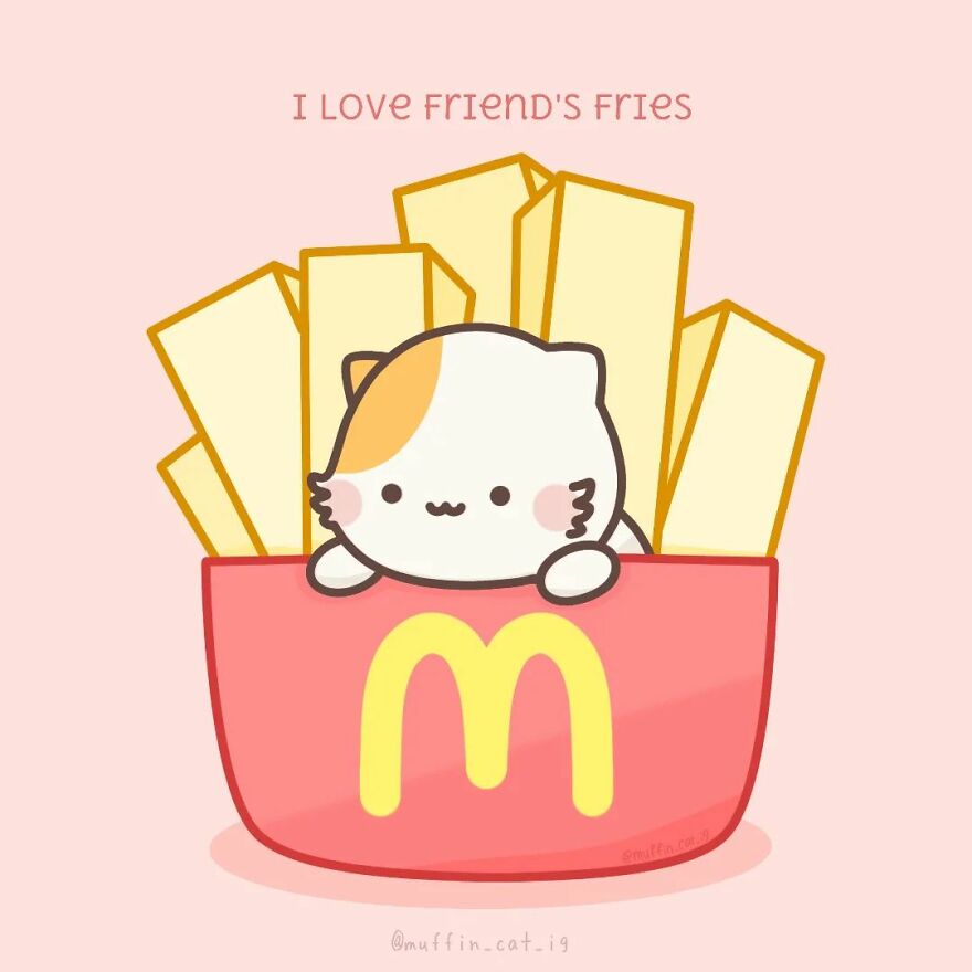 I Create Silly And Wholesome Illustrations With Short Quotes About Life, And They Feature My Rescue Cat Muffin (70 Pics) I Create Silly And Wholesome Illustrations With Short Quotes About Life, And They Feature My Rescue Cat Muffin (70 Pics)