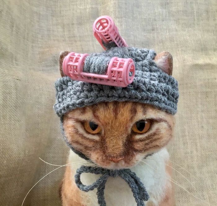 Cat Hats For Every Occasion: This Artist Crochets Funky Hats For Cats, And Here Are Her Best 30 Works Cat Hats For Every Occasion: This Artist Crochets Funky Hats For Cats, And Here Are Her Best 30 Works