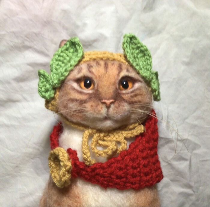 Cat Hats For Every Occasion: This Artist Crochets Funky Hats For Cats, And Here Are Her Best 30 Works Cat Hats For Every Occasion: This Artist Crochets Funky Hats For Cats, And Here Are Her Best 30 Works