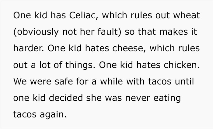 Dad Is Sick And Tired Of Constant Complaints From Picky-Eater Children, Figures Out A Way To Make Them Change Their Tune Dad Is Sick And Tired Of Constant Complaints From Picky-Eater Children, Figures Out A Way To Make Them Change Their Tune