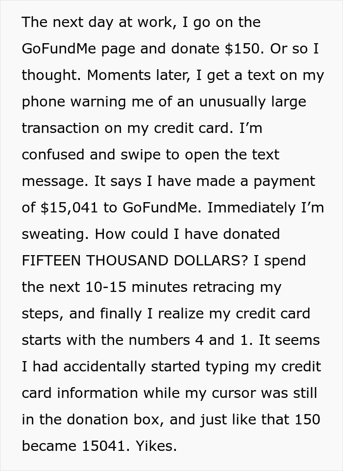Guy Accidentally Sends A Poor Community A $15,041 Donation Instead of $150, Chaos Ensues Guy Accidentally Sends A Poor Community A $15,041 Donation Instead of $150, Chaos Ensues