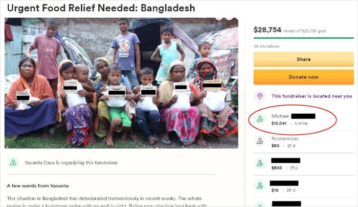 Guy Accidentally Sends A Poor Community A $15,041 Donation Instead of $150, Chaos Ensues Guy Accidentally Sends A Poor Community A $15,041 Donation Instead of $150, Chaos Ensues