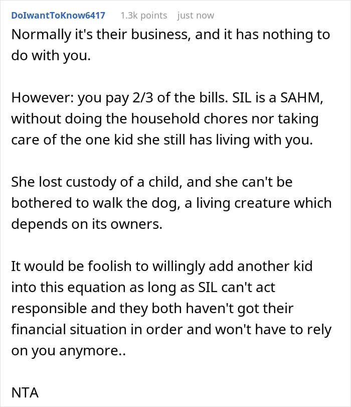 “[Am I The Jerk] For Telling My SIL I Will Disown Her If She Gets Pregnant”