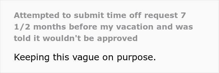 Part-Time Worker Gets Disappointed As Higher-Ups Declined His Leave For An Incredible Opportunity To Go Abroad, Decides To Be A ‘No Show’ Part-Time Worker Gets Disappointed As Higher-Ups Declined His Leave For An Incredible Opportunity To Go Abroad, Decides To Be A ‘No Show’