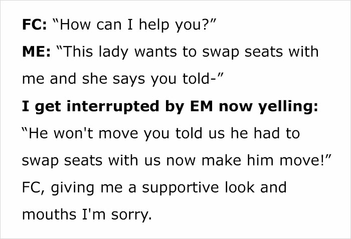 “I’m A Parent, So I Have To Save Money. Now Swap Seats”: Entitled Mother Left Fuming After Man Who Paid Extra For Their Plane Seat Refuses To Move “I’m A Parent, So I Have To Save Money. Now Swap Seats”: Entitled Mother Left Fuming After Man Who Paid Extra For Their Plane Seat Refuses To Move