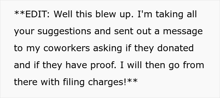 Woman Goes Back To Work After Grieving Her Daughter, Learns There Were Donations Collected For Her That She Never Got Woman Goes Back To Work After Grieving Her Daughter, Learns There Were Donations Collected For Her That She Never Got