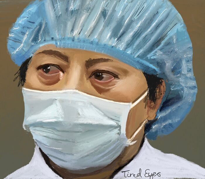 “Battle Scars”: I Drew Portraits Of Doctors And Nurses During The Covid Epidemic