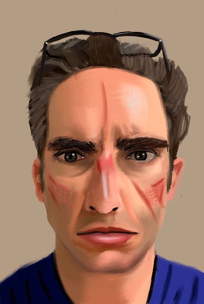 “Battle Scars”: I Drew Portraits Of Doctors And Nurses During The Covid Epidemic