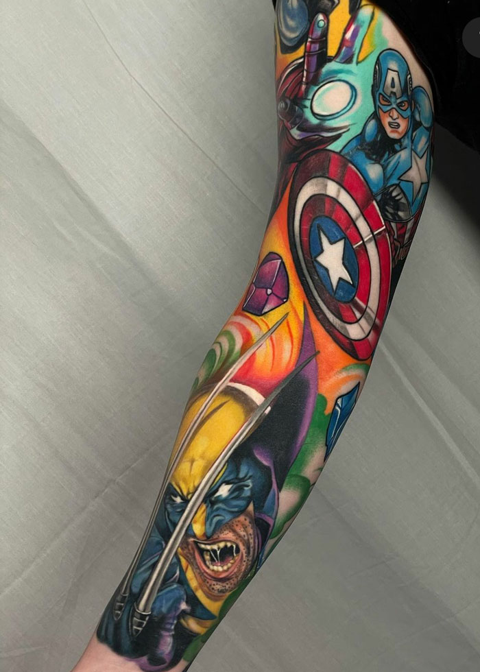 89 Cool Marvel Tattoos That Basically Give You Superpowers 89 Cool Marvel Tattoos That Basically Give You Superpowers
