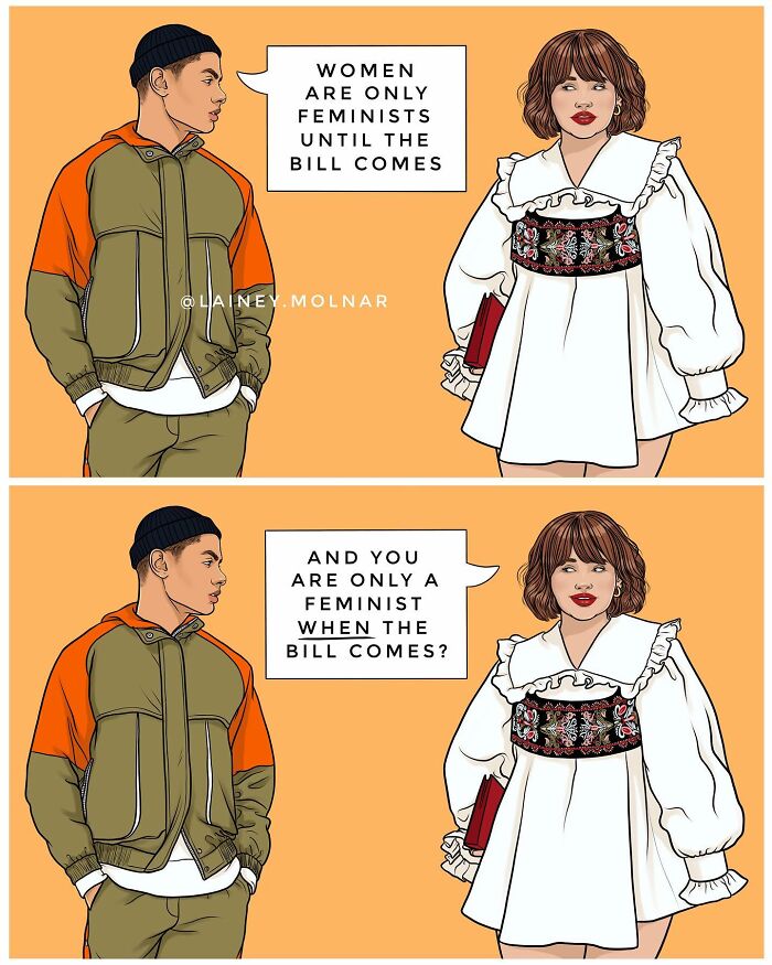 21 Illustrations By Lainey Molnar That Challenge Societal Norms Surrounding Femininity, Body Image, And More (New Pics) 21 Illustrations By Lainey Molnar That Challenge Societal Norms Surrounding Femininity, Body Image, And More (New Pics)