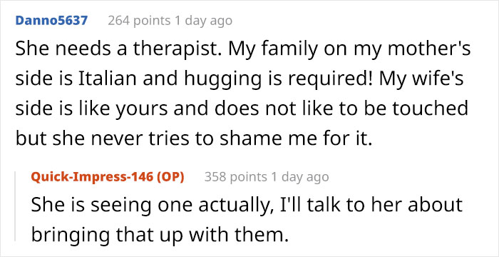 “Am I The Jerk For Hugging My Brother In Front Of My Wife, Despite Knowing That Makes My Wife Uncomfortable?” “Am I The Jerk For Hugging My Brother In Front Of My Wife, Despite Knowing That Makes My Wife Uncomfortable?”