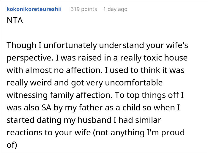 “Am I The Jerk For Hugging My Brother In Front Of My Wife, Despite Knowing That Makes My Wife Uncomfortable?” “Am I The Jerk For Hugging My Brother In Front Of My Wife, Despite Knowing That Makes My Wife Uncomfortable?”
