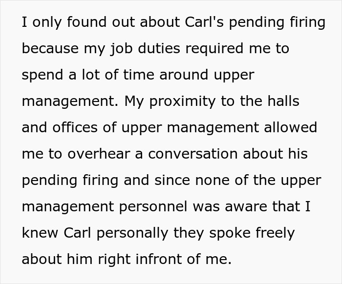 “Lesson Officially Learned”: Employee Shares Why You Should Never Warn Your Coworkers About Them Getting Fired “Lesson Officially Learned”: Employee Shares Why You Should Never Warn Your Coworkers About Them Getting Fired