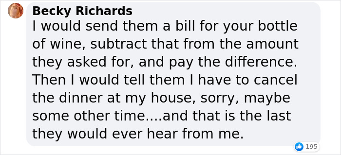 “I Thought This Was Crazy”: Woman Is Confused After She Gets A Bill From A Dinner Party Her Friend Hosted “I Thought This Was Crazy”: Woman Is Confused After She Gets A Bill From A Dinner Party Her Friend Hosted