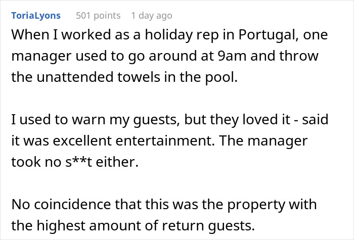 Woman Watches Chaos Ensue After Taking Towels Off Every Lounge Chair In Petty Revenge Woman Watches Chaos Ensue After Taking Towels Off Every Lounge Chair In Petty Revenge