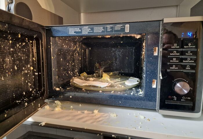 “Never Microwave Eggs”: 50 Times People Learned The Hard Way How NOT To Use A Microwave