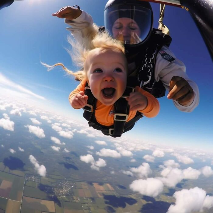 “Preschool Skydiving Classes”: 25 Humorous AI-Generated Images By Timothy J. Nemeth “Preschool Skydiving Classes”: 25 Humorous AI-Generated Images By Timothy J. Nemeth