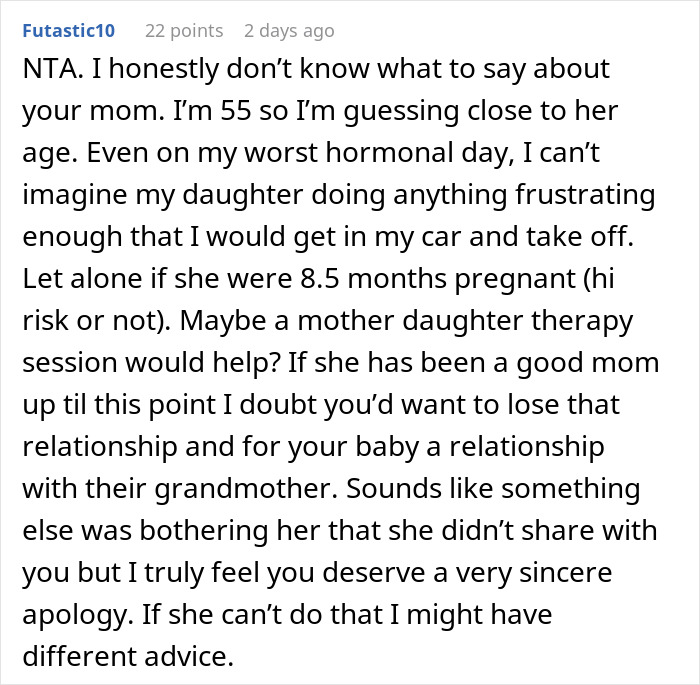 “She Was Still Gone”: Mom Leaves 8.5-Month High-Risk Pregnant Daughter In The Park After She Mentioned Changing The Baby’s Name “She Was Still Gone”: Mom Leaves 8.5-Month High-Risk Pregnant Daughter In The Park After She Mentioned Changing The Baby’s Name