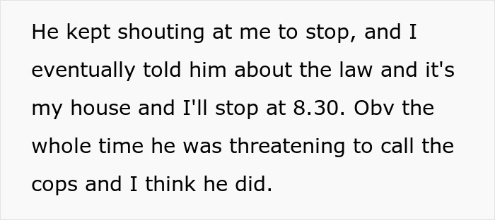 “Just Before 8 PM, One Of My Neighbors Started Screaming”: Woman Ordered To Stop Mowing Her Lawn Because It’s Sunday And People Want To Rest “Just Before 8 PM, One Of My Neighbors Started Screaming”: Woman Ordered To Stop Mowing Her Lawn Because It’s Sunday And People Want To Rest