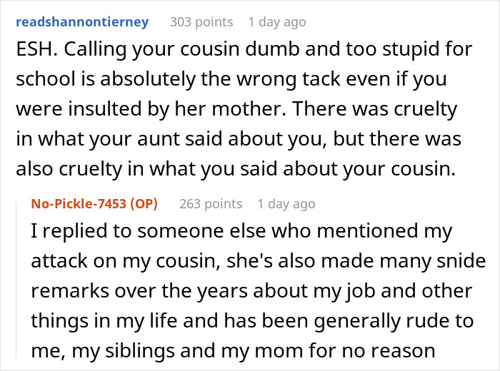 Plastic Surgeon Has Enough Of Aunt Bashing Her Profession And Idolizing Her Nurse Daughter, Viciously Mocks Both Of Them Plastic Surgeon Has Enough Of Aunt Bashing Her Profession And Idolizing Her Nurse Daughter, Viciously Mocks Both Of Them