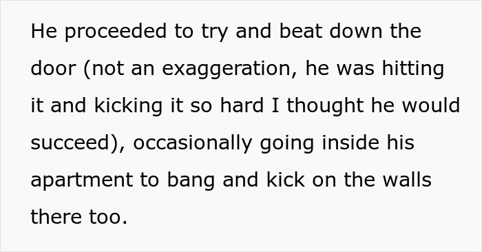 Neighbor Starts Bashing On Couple’s Door And Walls Right Before They Move Out, So They Get Revenge On Him Neighbor Starts Bashing On Couple’s Door And Walls Right Before They Move Out, So They Get Revenge On Him