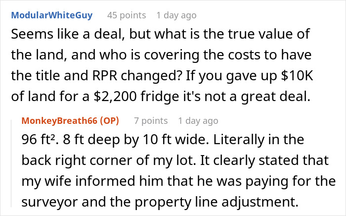 &#8220;My Neighbor Built A Shed Right On My Property Line. My Wife Got A New Refrigerator&#8221;