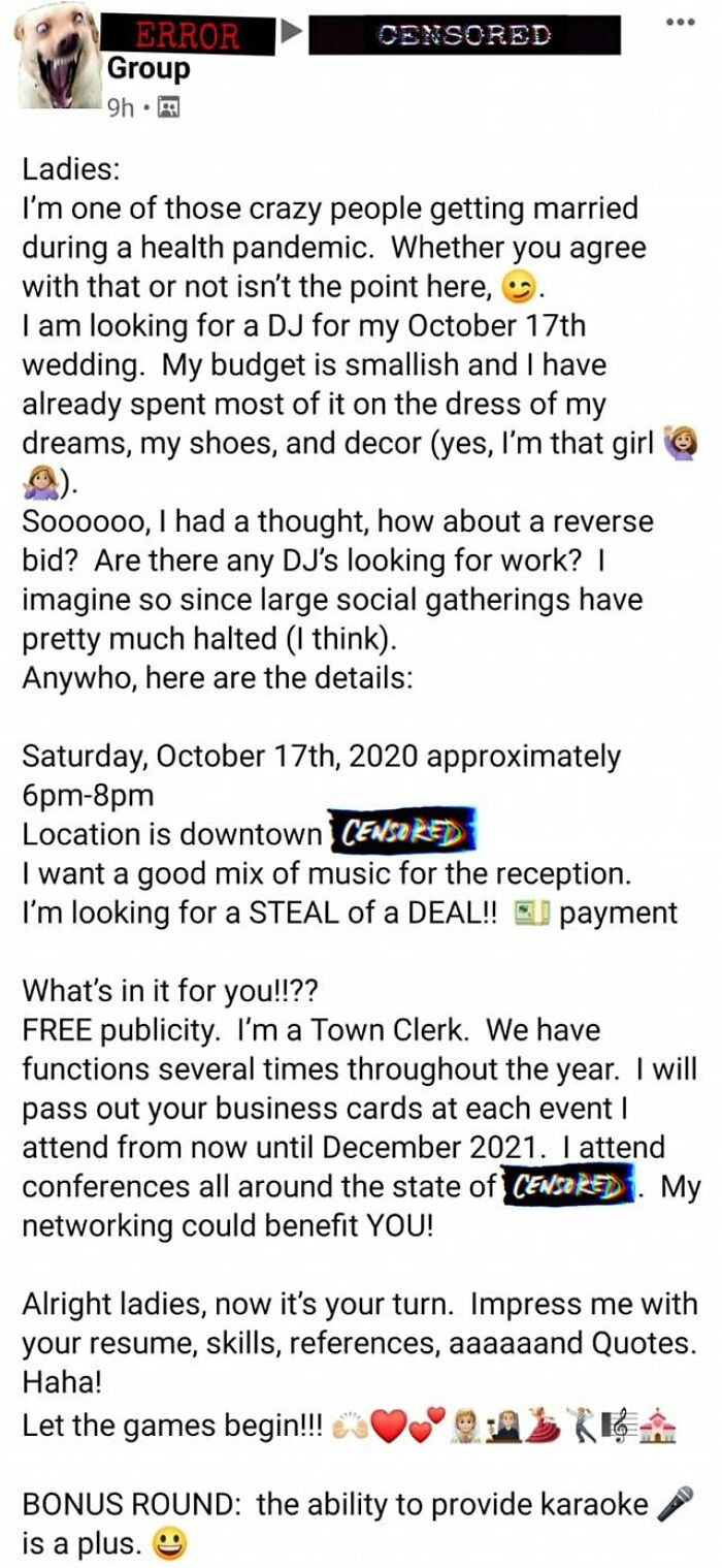 40 Delusional Brides And Grooms Who Thought Getting Married Earned Them Special Treatment 40 Delusional Brides And Grooms Who Thought Getting Married Earned Them Special Treatment