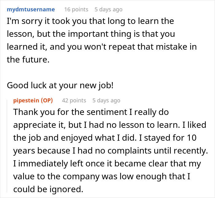 “They Refused To Believe I Had Left”: Person Quits Their Job After The Guy They Trained Gets Promoted Instead Of Them “They Refused To Believe I Had Left”: Person Quits Their Job After The Guy They Trained Gets Promoted Instead Of Them