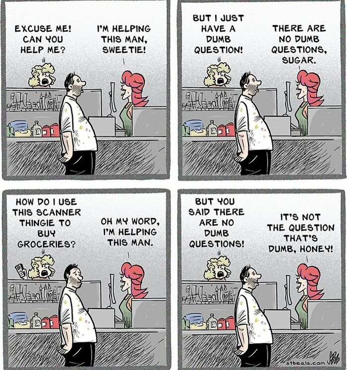 40 Humorous Comics That Retail Workers And Regular People Will Probably Relate To, By Stephen Beals (New Pics) 40 Humorous Comics That Retail Workers And Regular People Will Probably Relate To, By Stephen Beals (New Pics)