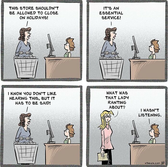 40 Humorous Comics That Retail Workers And Regular People Will Probably Relate To, By Stephen Beals (New Pics) 40 Humorous Comics That Retail Workers And Regular People Will Probably Relate To, By Stephen Beals (New Pics)