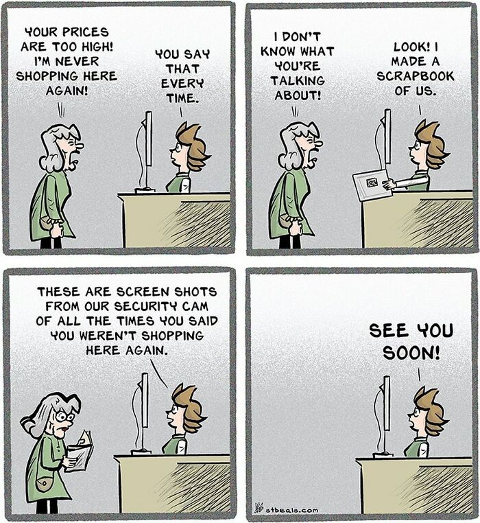 40 Humorous Comics That Retail Workers And Regular People Will Probably Relate To, By Stephen Beals (New Pics) 40 Humorous Comics That Retail Workers And Regular People Will Probably Relate To, By Stephen Beals (New Pics)