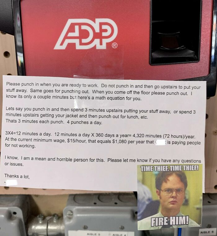 35 Times Bosses Wrote Such Delusional Notes, These Employees Just Had To Shame Them Online (New Pics)