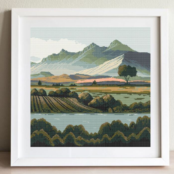 15 Simple Cross-Stitch Patterns Of Various Landscapes 15 Simple Cross-Stitch Patterns Of Various Landscapes