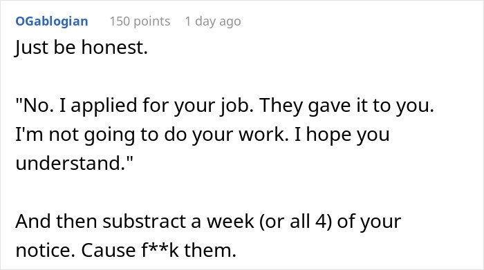 “The Guy Who Got The Job I Wanted Reached Out To Me For Help With His Job” “The Guy Who Got The Job I Wanted Reached Out To Me For Help With His Job”