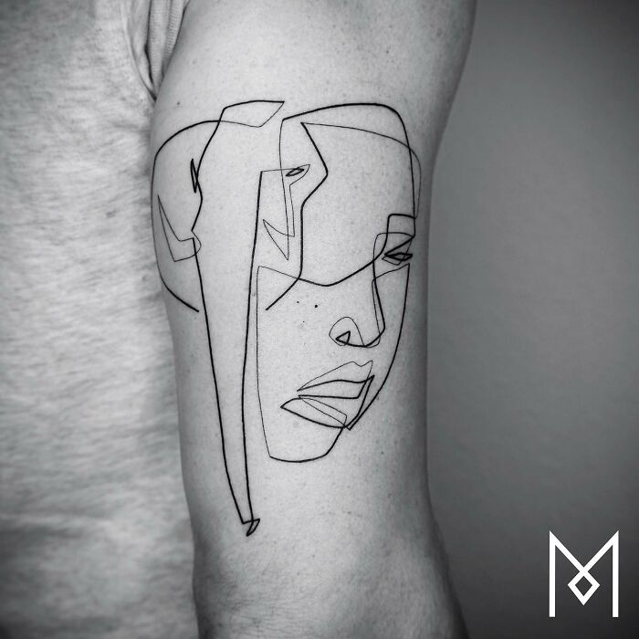 This Artist Creates Captivating Tattoos Using A Single Line (35 Pics) This Artist Creates Captivating Tattoos Using A Single Line (35 Pics)