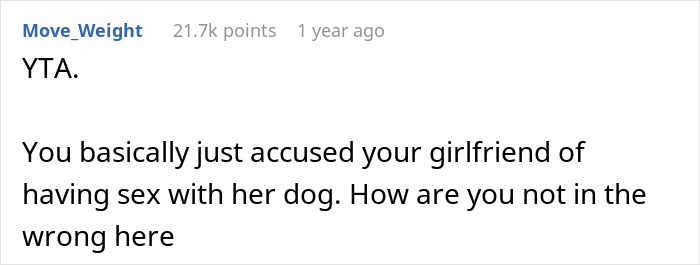 &ldquo;[Am I The Jerk] For Being Uncomfortable With My GF Being Naked Around Her Dog?&rdquo;
