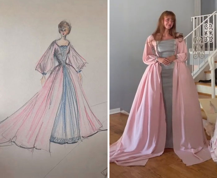Woman Drops Out Of Fashion School In The 1940s, Only For Her Granddaughter To Find Her Designs And Create Them Woman Drops Out Of Fashion School In The 1940s, Only For Her Granddaughter To Find Her Designs And Create Them